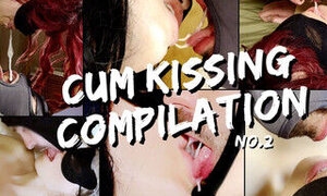 Cum Kissing Cuckold Compilation 2 - Facials and Cum Swaping for Husband
