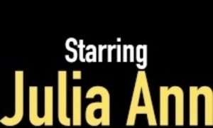 'Stacked Milf Julia Ann Sucks & Face Fucks Milk Spitting Dick'