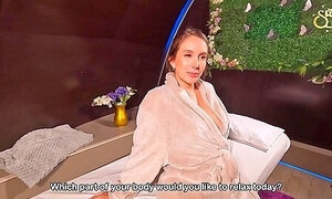 Scarlet Benz Gets Oiled Up Massage Inside And Out Until She Squirts