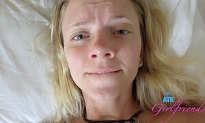 Sticky Trip Between Her Tiny Thighs