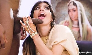 Aaliyah Yasin, Nelson Mandingo And Jesus Reyes In Sucks Two Bbcs And Gets Spit Roasted On Camera