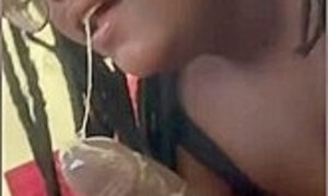 Black Bbw Slut Sucking Big Black Dick Real Sloppy