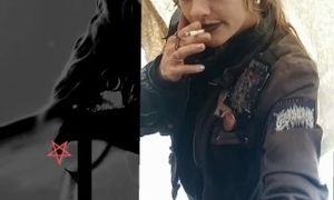 Satanic Slut Black Metal Bitch ! Smoke That (Dick)