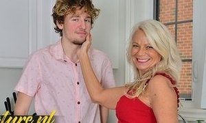 Super-Naughty Milf Is Eventually Home Alone So She Butt Calls Her Neighbor