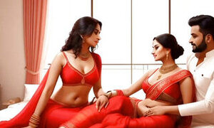 Hot indian housewife excited for sex with office boss