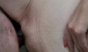 Amateur couple (me and my girlfriend) having sex She gets creampied when i cum inside without condom