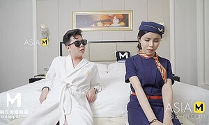 ModelMedia Asia-Seduce Stewardess Do Sex-Ou Ni-MSD-038-Best Original Asia Porn Video