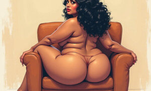 Desi MILF Cartoon Aunty Uncovered - Big Boobs &amp; Hips Fantasy