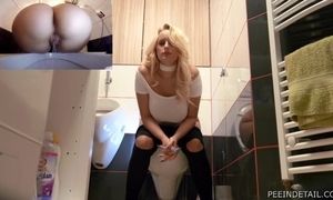 Pee in toilet