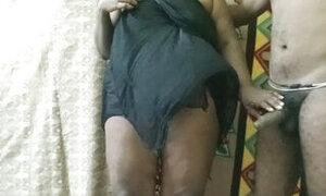 Tamil Desi beautiful wife is having sex with her husband in a rough way homemade sex