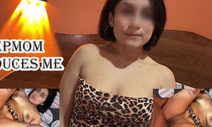 POV Busty stepmom seduces me and we have unexpected hot sex in secret from dad