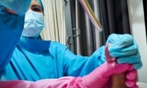 Mummified Slave gets CBT Sounding Treatment by 2 Asian Dominatrix