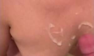Cum on my hot wife’s tits