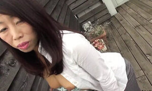 Japanese granny uncontrollable quirter
