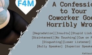 F4M  A Confession to Your Coworker Goes Horribly Wrong  Degradation  Disinterest  Roleplay