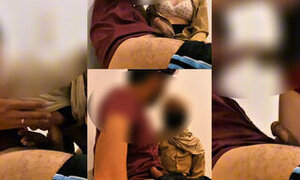 Blowjob by Hijab Desi Scout Teacher in School Laboratory