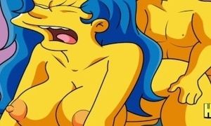 FLANDERS FUCKING MARGE'S TIGHT ASS (THE SIMPSONS)