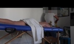 Elegant lady goes for a full pleasure massage ! Blonde sexy wifey