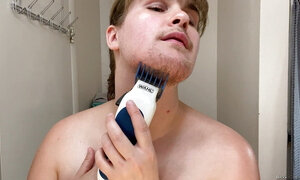 First Time Shaving My Facial Hair