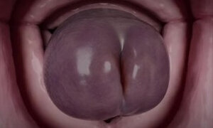 Shrunken inside giantess futa's sex toy VR POV