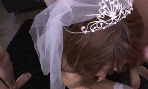 Bride Gangbangs Right After Getting Married Inside Still Church With Husband and Male Guests
