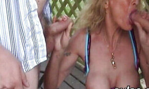 Milf who sucks on highway rest area