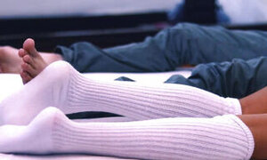 The stepmother seduces the stepson in his room