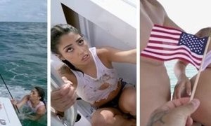 Cuban Ultra-Cutie, Vanessa Sky, Gets Rescued At River By Jmac