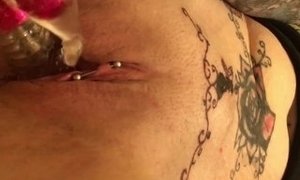 Just top of my vagina tattooed. Wanna watch? Patreon!!!