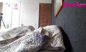 Stepmom Sharing Bed with Stepson - Taboo Milf Sex