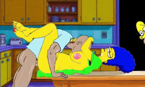 Married Housewife Gets Fucked on the Kitchen Table While Her Husband Stands Quietly Behind the Door and Watches