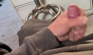 Jerking off while we sext and I cum for porn hub