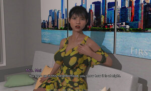New Neighborhood - V0.4.1 - Lee Grabbed Violet's Boobs and Came on Her Face