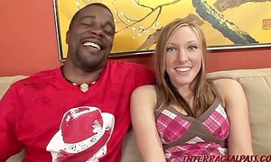 Shy Teenager 18+ Emily Tackles The Monster Mannaconda - Interracial