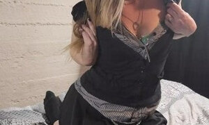 Horny step mom begs for step sons huge cock pov