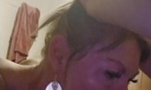 Sloppy deep throat for my sluts face fuck extreme gagging