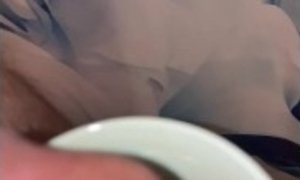 My wife wanted extra â€œcream â€œ in her coffee this morning (slo-mo kinda blurry)
