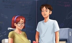 Summertime Saga - Part 83 - Nerdy Judith Horny Handjob By LoveSkySanX