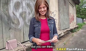 Tiffany Blue And Brunette Babe - Fucked Outside In Exchange For Cash