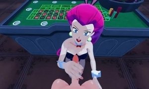 'Jessie from Team Rocket gets fucked in a casino - POV Pokemon Hentai.'