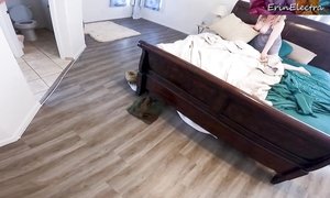 Massaging stepmom she gets horny and wants dick!