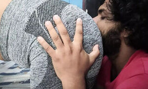 Hot boobs suck and ass kiss romance of indian couples