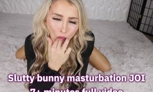 Slutty bunny Alix Lynx masturbation JOI