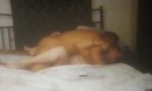 Watching my video of my hot Latino thug roommate fucks my pussy and I cum all over him while I moan