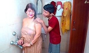 Stepaunty Was Seduced By Her Stepnephew While She Was Alon