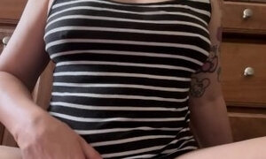 Shaking and teasing my perky tits with pierced nipples…