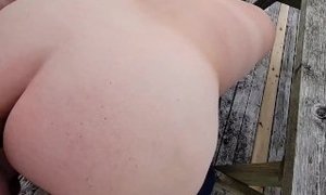Phat Ass Milf takes fat dick outdoors