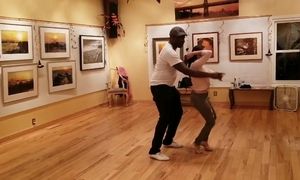 Spanish tutor Dancing In cock-squeezing denim