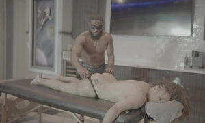 Ebony Milf's Risky Rendezvous #2