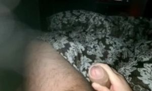 Best handjob from step mom while watching porn on Tv